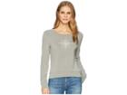 Life Is Good Compass Engrave Supreme Scoop (heather Gray) Women's Long Sleeve Pullover