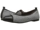 Bernie Mev. Sola (pewter/black Leather) Women's Flat Shoes