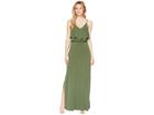 Michael Michael Kors Chain Strap Flutter Maxi (jade) Women's Dress