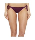 Becca By Rebecca Virtue Color Code Tie Side Pant Bottoms (raisin) Women's Swimwear