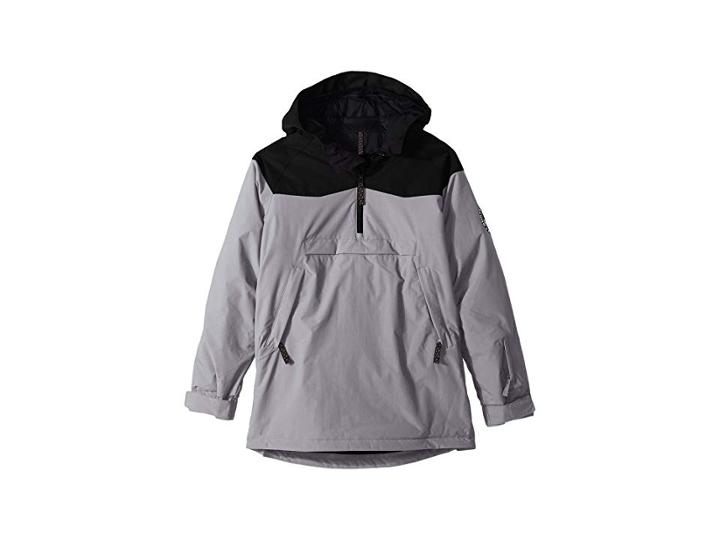 Burton Kids Hightrack Anorak (little Kids/big Kids) (moumnt/true Black) Boy's Clothing