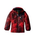 Obermeyer Kids Stealth Jacket (toddler/little Kids/big Kids) (red Mesh Print) Boy's Coat