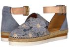 See By Chloe Sb30211 (crosta Jeans/velvet) Women's Flat Shoes