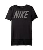 Nike Kids Dry Training Top (little Kids/big Kids) (black/dark Grey) Girl's Clothing
