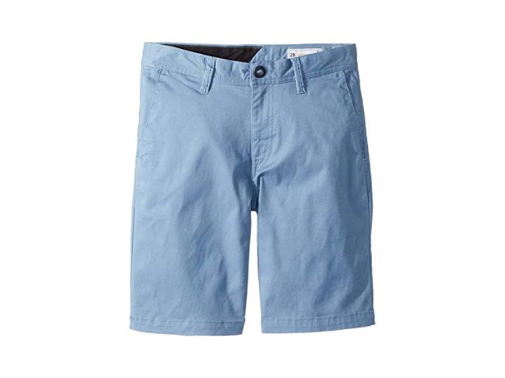 Volcom Kids Frickin Lightweight Shorts (big Kids) (wrecked Indigo) Boy's Shorts