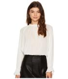 Bishop + Young Nora High Neck Blouse (ivory) Women's Blouse
