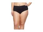 Nike Plus Size Full Bottom (black) Women's Swimwear