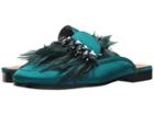 Sam Edelman Landis (jungle Green Crystal Satin Fabric) Women's Shoes