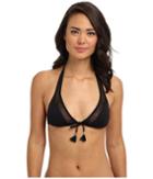 Seafolly Goddess Fixed Tri Top (black) Women's Swimwear