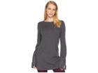 Nic+zoe Grommet Cuff Top (graphite) Women's Clothing