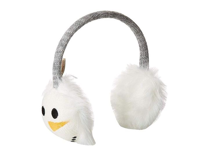 Collection Xiix Mr. Snowman Jacquard Earmuffs (silver Grey) Caps