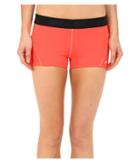 Nike Solids Kick Short (bright Crimson) Women's Swimwear