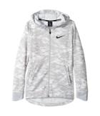 Nike Kids Therma Elite Full Zip Basketball Hoodie (little Kids/big Kids) (wolf Grey/black) Boy's Sweatshirt