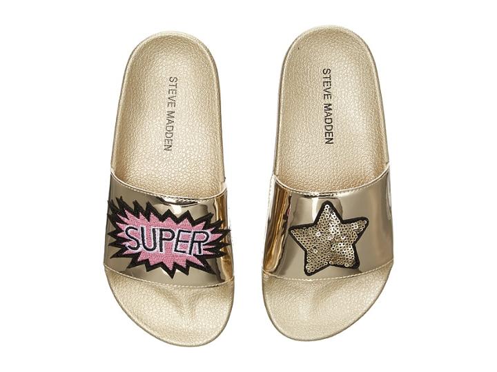 Steve Madden Kids Jgrltalk (little Kid/big Kid) (gold) Girl's Shoes