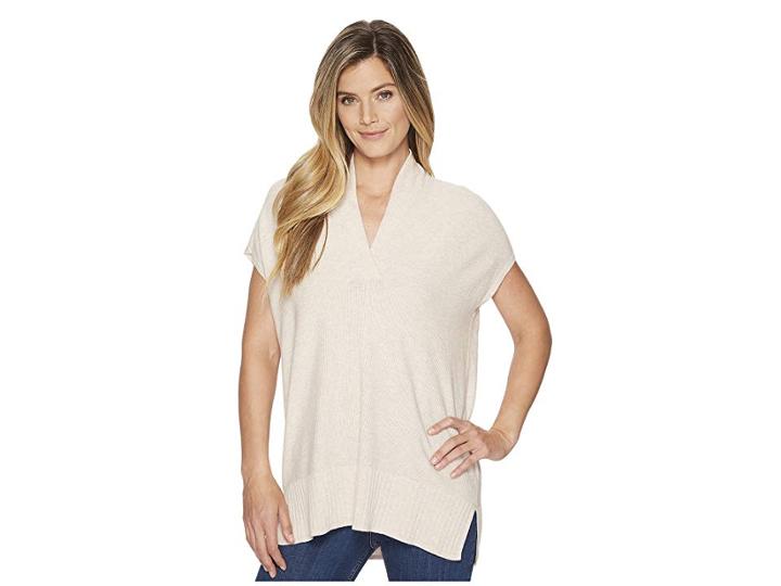 Lilla P Shawl Collar Tunic (husk) Women's Clothing