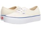 Vans Authentic Platform 2.0 ((canvas) Classic White/true White) Skate Shoes