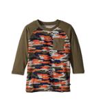 Lucky Brand Kids Baseball Camo Tee (little Kids/big Kids) (winter Moss) Boy's T Shirt