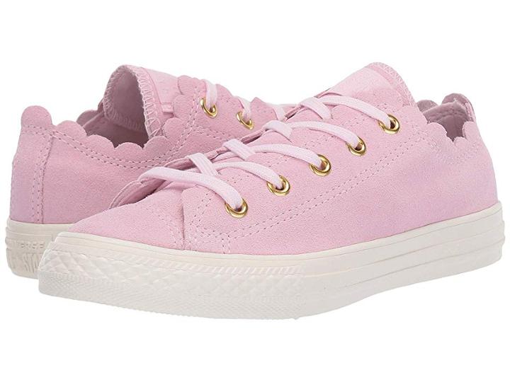Converse Kids Chuck Taylor(r) All Star(r) Scalloped Suede
