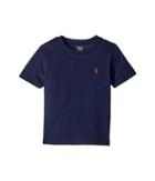 Ralph Lauren Baby Cotton Jersey Crew Neck T-shirt (infant) (cruise Navy) Boy's T Shirt