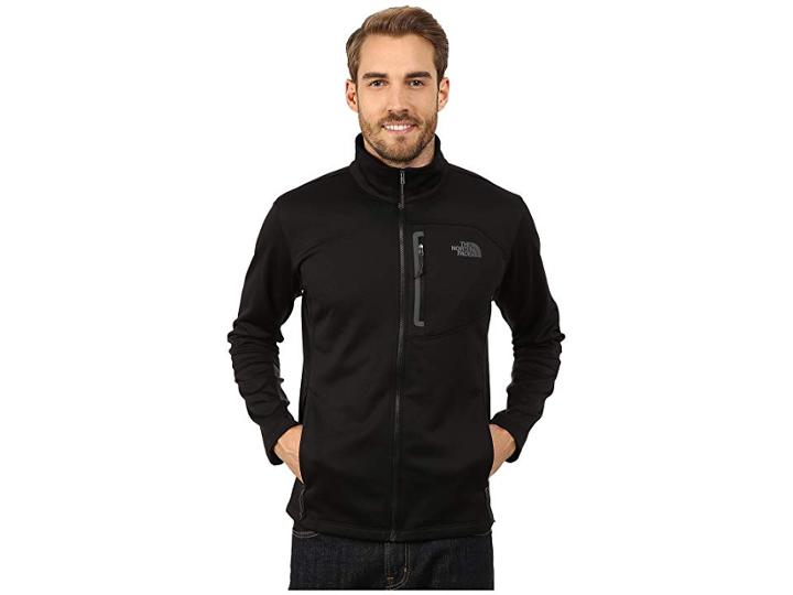The North Face Canyonlands Full Zip Sweatshirt (tnf Black (prior Season)) Men's Coat