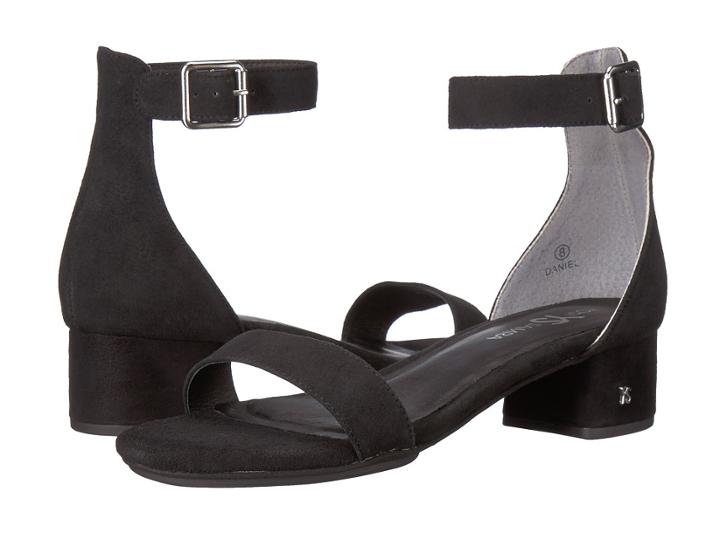 Yosi Samra Daniel (black Kid Suede) Women's Dress Sandals