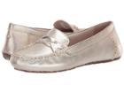 Sperry Bridge Driver Leather (platinum) Women's  Shoes