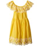 Bardot Junior Bella Broderie Dress (big Kids) (maize) Girl's Dress