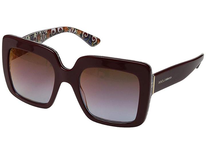 Dolce & Gabbana 0dg4310 (bordeaux/pink Gradient) Fashion Sunglasses