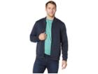 Perry Ellis Textured Knit Bomber Jacket (dark Sapphire) Men's Coat
