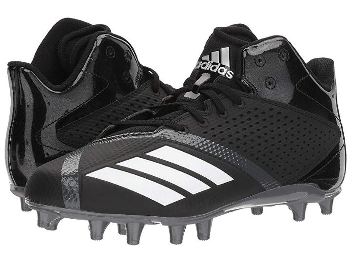 Adidas 5-star Mid Football (core Black/footwear White/night Metallic F13) Men's Cleated Shoes