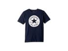 Converse Kids Chuck Taylor Script Short Sleeve Tee (big Kids) (obsidian) Boy's T Shirt