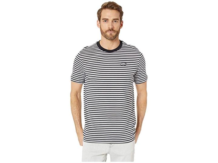 Nike Sb Nike Stripe Tee (white/black/white) Men's Clothing