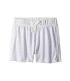 Splendid Littles French Terry Shorts W/ Lace (big Kids) (light Grey Heather) Girl's Shorts