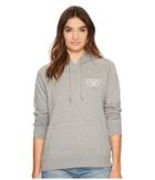 Vans Full Patch Raglan Hoodie (grey Heather) Women's Sweatshirt