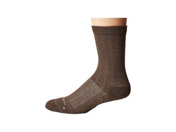 Feetures Texture Cushion Crew Sock (taupe) Crew Cut Socks Shoes
