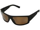 Vonzipper Semi Polar (black Soft Satin/wild Bronze Polar) Polarized Fashion Sunglasses