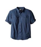 Columbia Big And Tall Silver Ridge Lite Long Sleeve Shirt (zinc) Men's Long Sleeve Button Up