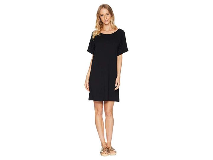 Bb Dakota Shae Keyhole Back Knit Dress (black) Women's Dress