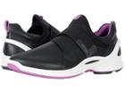 Ecco Biom Fjuel Band (black/black Yak Leather Textile) Women's Shoes