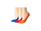 Sperry Slub Micro Liners 3-pack (skydiver Assorted) Women's No Show Socks Shoes