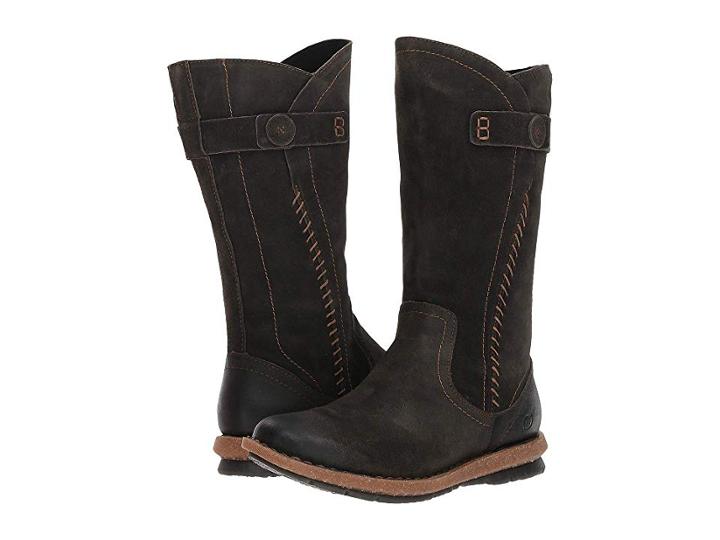 Born Tonic (dark Grey Distressed) Women's Pull-on Boots