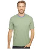 Ecoths Asher Short Sleeve Shirt (hedge Green) Men's Short Sleeve Knit
