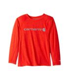 Carhartt Kids Force Logo Tee (big Kids) (bright Red) Boy's T Shirt