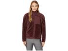 Nike Long Sleeve Full-zip Training Top (burgundy Crush/black) Women's Sweatshirt