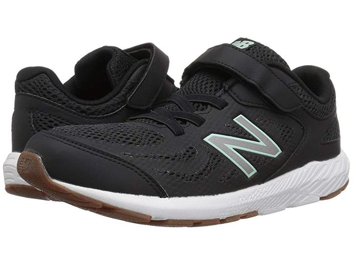 New Balance Kids Kv519v1y (little Kid/big Kid) (black/seafoam) Girls Shoes