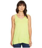 Mod-o-doc Heather Jersey Banded Tank Top (lime) Women's Sleeveless