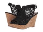 Fergalicious Karma (black) Women's Wedge Shoes