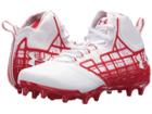 Under Armour Ua Banshee Mid Mc (white/red 2) Men's Cleated Shoes