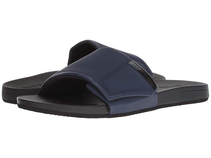 Reef Cushion Bounce Slide (black/navy) Men's Sandals