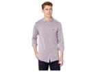 Ted Baker Timothy Long Sleeve Jersey Shirt (purple) Men's Clothing